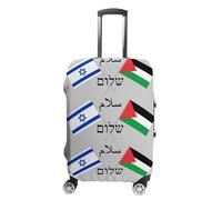 Israel and Palestine Peace Suitcase Cover Travel Luggage Elastic Washable Baggage Covers Fits 19-32 Inch