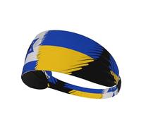 Israel And Ukraine Printing Double-Sided,Unisex Elastic Sports Headband,Ideal As A Gift For Sports-Loving Friends,Family