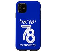 Israel at 78 Hebrew Yom Haatzmaut Israeli Independence Day Case for iPhone 11