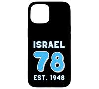 Israel at 78 Hebrew Yom Haatzmaut Israeli Independence Day Case for iPhone 15