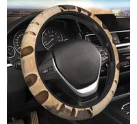 Israel at The Tower of David Elastic Steering Wheel Cover Soft Car Steering Wheel Cover Anti-Slip Steering Wheel Protector Universal Car Interior Decor Accessories for Women Men