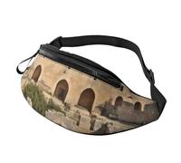 Israel at The Tower of David Fanny Pack for Men Women Fashion Running Waist Packs Waterproof Crossbody Bags Everywhere Belt Bag with Adjustable Strap Sports Hip Pack for Travel Wallet