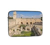 Israel at The Tower of David Laptop Sleeve for Women Men, 15 Inch Waterproof Laptop Bag Lightweight Notebook Computer Cover Bag