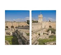 Israel at The Tower of David Passport Holder Fashion Passport Cover Passport Protector Travel Document Organizer ID Card Protector Exquisite Passport Wallet Cover Credit Card Holder