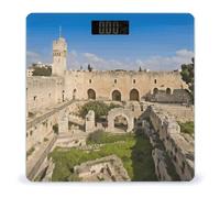 Israel at The Tower of David Smart Body Weight, Highly Accurate Digital Weighing Scale with Large LCD Display, Durable Weight Scale for Home Use, Measures Weight Up to 400 Lb/180kg