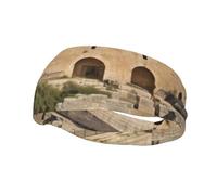 Israel at The Tower of David Sports Sweatband Head Bands for Women Men, Lightweight Breathable Non Slip Workout Headbands Hairband for Fitness Running Cycling Hiking Yoga