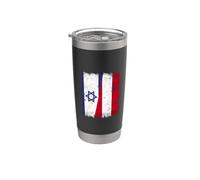 Israel Austria Flag | Israeli Austrian Roots Stainless Steel Insulated Tumbler