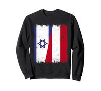 Israel Austria Flag | Israeli Austrian Roots Sweatshirt