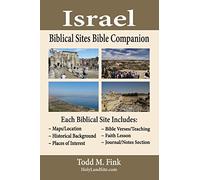Israel Biblical Sites Bible Companion