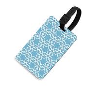 Israel Blue Six Pointed Star Pattern Travel Luggage Tag Suitcase Identifiers Tags Carryon Backpack