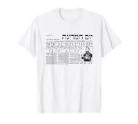 Israel Declaration 1948 Hebrew Old Newspaper Patriotic T-Shirt