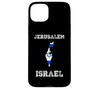 Israel Distressed Flag Jerusalem Pride Case for iPhone 15 Plus