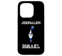 Israel Distressed Flag Jerusalem Pride Case for iPhone 15 Pro