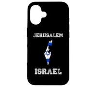 Israel Distressed Flag Jerusalem Pride Case for iPhone 16