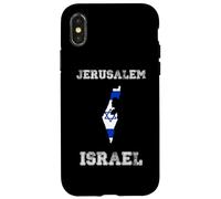 Israel Distressed Flag Jerusalem Pride Case for iPhone X/XS