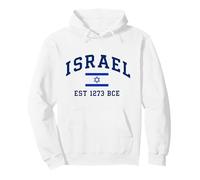 Israel EST 1273 BCE Jewish Pride Hebrew Jerusalem Day Pullover Hoodie
