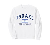 Israel EST 1273 BCE Jewish Pride Hebrew Jerusalem Day Sweatshirt