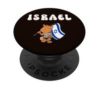Israel Fan/Israel Cat PopSockets Adhesive PopGrip
