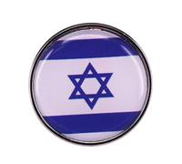Israel Flag Brooch Pins, Israeli Flag National Emblem Brooch, I Stand with Patriotic Pin, Lapel Badge Pin Flag Israel