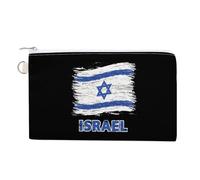 Israel-Flag Cute Zero Wallet for Women Men Lightweight Coin Pouch with Zippered