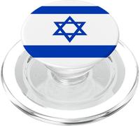 ISRAEL FLAG ISRAELI STAR OF DAVID BANNER JERUSALEM TEL AVIV PopSockets PopGrip for MagSafe