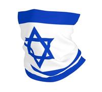 Israel Flag Neck Warmer Tube Scarf Snood Bandana Men Women Seamless MOD Biker Gaiter Israel Flag Headband Unisex Running Cycling Hiking