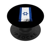 Israel Flag Patriotic Zionism Jewish Pride PopSockets Adhesive PopGrip