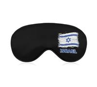 Israel-Flag Printed Sleep Mask for Unisex Adult Soft Night Blindfold with Adjustable Strap