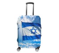 Israel Independence Day Personalized Luggage Case Cover Funny Travel Accessories Washable Suitcase Protector Fit 19-32 Inch L