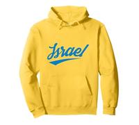 Israel Israeli Flag Colors Jewish Graphic Am Israel Chai Pullover Hoodie
