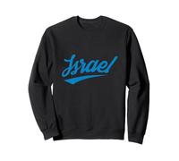 Israel Israeli Flag Colors Jewish Graphic Am Israel Chai Sweatshirt