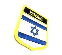 Israel Israeli Flag Iron On Embroidered Fabric Sew On Patch Pack of 1