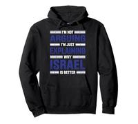 Israel Israeli Roots Israeli Heritage Proud Israeli Flag Pullover Hoodie