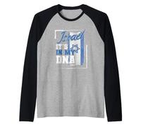 Israel, it is in My DNA Unisex Raglan Baseball Tee