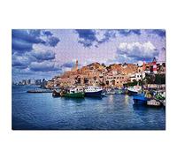 Israel Jaffa Old City Tel Aviv Jigsaw Puzzle 300 Piece Game Artwork Travel Souvenir 38x26CM