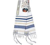 Israel Jewish Prayer Shawl Praying Scarf with Handwoven Tassels Tallit Prayer Israel Yeshua Wraps Shawl for Men Women