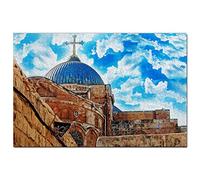 Israel Jigsaw Puzzle 1000 Piece Israel Israel Church Of The Holy Sepulchre Jerusalem Puzzle Game Artwork Travel Souvenir Wooden