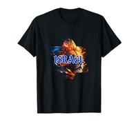 Israel Lion Inside The Star of David Silhouette T-Shirt