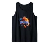 Israel Lion Inside The Star of David Silhouette Tank Top