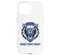 ISRAEL LION'S HEART Flag Star of David Jewish Patriotism Case for iPhone 15