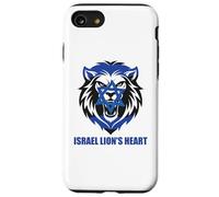 ISRAEL LION'S HEART Flag Star of David Jewish Patriotism Case for iPhone SE (2020) / 7/8