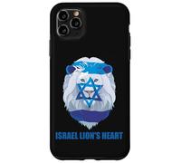 ISRAEL LION'S HEART Jewish Flag and Star of David Support Case for iPhone 11 Pro Max