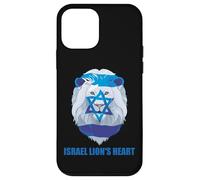 ISRAEL LION'S HEART Jewish Flag and Star of David Support Case for iPhone 12 mini