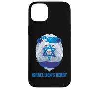 ISRAEL LION'S HEART Jewish Flag and Star of David Support Case for iPhone 14 Plus
