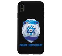 ISRAEL LION'S HEART Jewish Flag and Star of David Support Case for iPhone XS Max