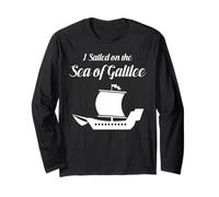 Israel Spiritual Sea of Galilee Christianity Jewish Israeli Long Sleeve T-Shirt
