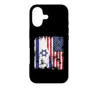 Israel USA Flag Distressed - Half American Case for iPhone 17