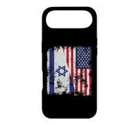 Israel USA Flag Distressed - Half American Case for iPhone Air