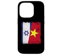 Israel Vietnam Half Flag Israeli Vietnamese History Case for iPhone 14 Pro