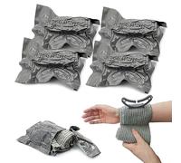 Israeli Emergency Bandage 4" Vacuum Sealed Medical Compression Bandage Trauma Wound Dressing, Self Adhesive Combat Tactical First Aid Kit (4 Inch, 4 Pack)